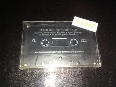 Soled Out - Yet To Be Titled (1996) / Black tape