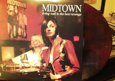 Midtown - "Living Well is the Best Revenge" (Red and Black Swirl Vinyl)