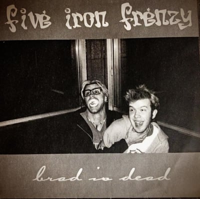 Five Iron Frenzy - "Brad is Dead" Marble Blue Vinyl (1st Press) *