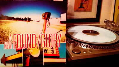 A New Found Glory - "From the Screen to Your Stereo" (Blue Marble Vinyl #436/450) *