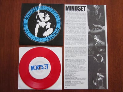 Mindset - RealPower - React! - Red w/ Stamped Labels Record Release Sleeve #60/78