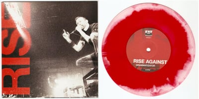 Rise Against - Grammatizator /1010 Red/White Marble