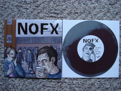 NOFX - 126 Inches Of NOFX: Singles Collection (Special Edition) - Regaining Unconsciousness (Brown/Grey Swirl) /1207
