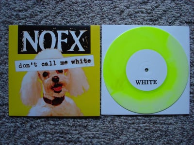 NOFX - 126 Inches Of NOFX: Singles Collection (Special Edition) - Don't Call Me White (White/Yellow Swirl) /1207