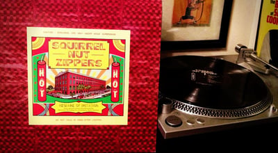 Squirrel Nut Zippers - "Hot" (Black Vinyl, SEALED) *