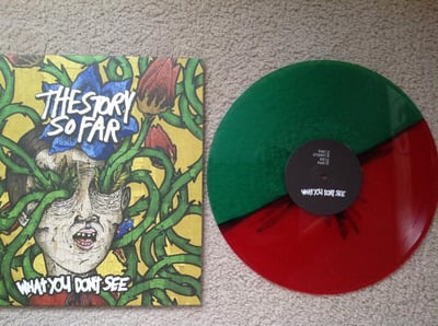 The Story So Far - What You Don't See (1st Press, Watermelon Splatter Half Green/ Half Red w/ Black Splatter /500) Pure Noise Records