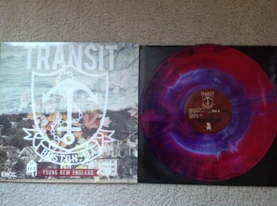 Transit - Young New England (1st Press, Red/White/Blue Starburst /300) Rise Records