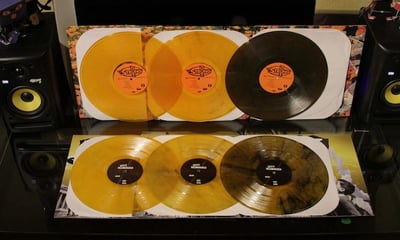 NOFX - 12" - The Decline (yellow w/ medium smoke) /544