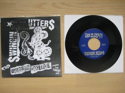 Swingin' Utters / Modern Action: Split 7'' (Modern Action Records 2013 / black) /450