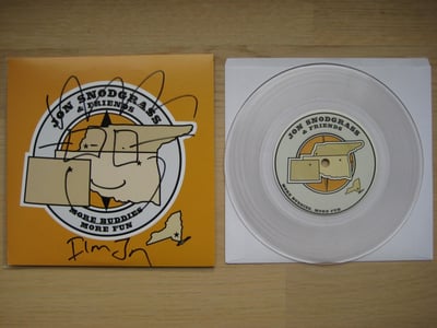 Jon Snodgrass & Friends: More Buddies, More Fun (Paper + Plastick 2012 / clear / sleeve signed by Jon) /200