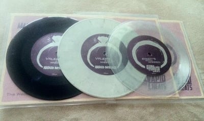 Masked Intruder/Dan Vapid And The Cheats - 7" - The Wedding (clear) /200