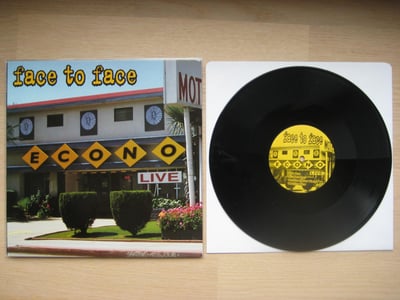 Face To Face: Econo-Live (Vagrant Records 1996 / black)