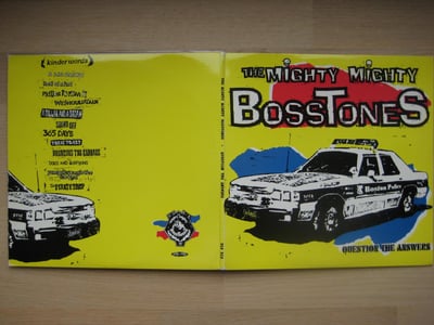 The Mighty Mighty Bosstones: Question The Answers 2x10'' (Big Rig Records 1994 / blue/yellow split + clear/red split / mislabelled)