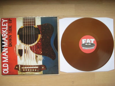 Old Man Markley: Down Side Up (Fat Wreck Chords 2013 / bronze / lyric sheet / download code / FAT store exclusive) /100