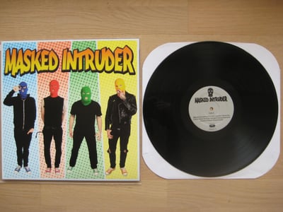 Masked Intruder: s/t (Fat Wreck Chords 2013 / black / lyric sheet)