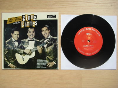 Me First And The Gimme Gimmes: Bowling Bag 7'' #04 - Diamond (Hopeless Records 1997 / black) /3,500