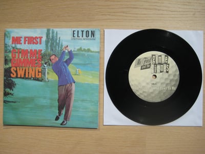 Me First And The Gimme Gimmes: Bowling Bag 7'' #06 - Elton (Honest Don's 1999 / black) /4,124