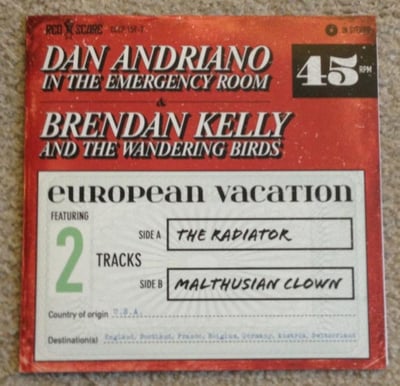Dan Andriano / Brendan Kelly - European Vacation Split |2012| Red Mix