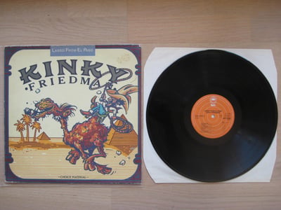 Kinky Friedman: Lasso From El Paso (Epic 1976 / black)