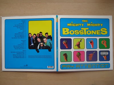 The Mighty Mighty Bosstones: Pay Attention 2xLP (Island Records 2000 / green + blue / gatefold)