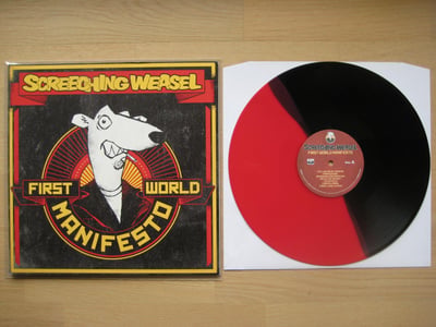 Screeching Weasel: First World Manifesto (Fat Wreck Chords 2011 / red/black split / gatefold / tour edition) /150