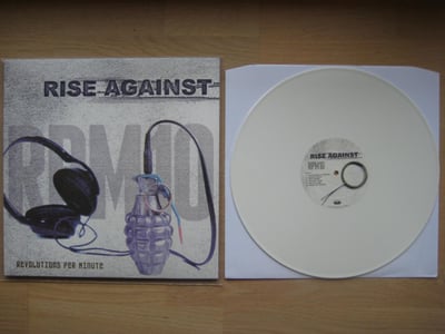 Rise Against: RPM10 - Revolutions Per Minute (Fat Wreck Chords 2013 / white / lyric sheet / download code)
