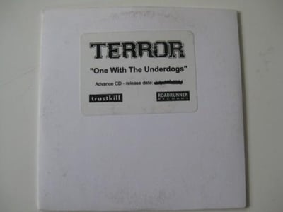 Terror-One With The Underdogs-Promo CD Acetate-Card Sleeve-2004-13-Trutskill/Roadrunner Records