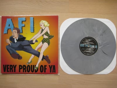 AFI: Very Proud Of Ya (Nitro Records 1996 / grey / lyric sheet)