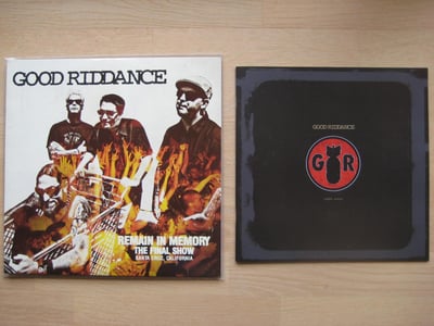 Good Riddance: Remain In Memory - The Final Show (Fat Wreck Chords 2008 / blue + red / gatefold / deluxe edition w/ photo book) #486/1,100