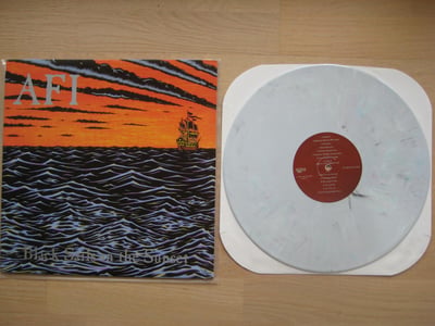AFI: Black Sails In The Sunset (Nitro Records 1999 / light grey / lyric sheet)
