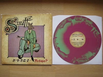 Snuff: 5-4-3-2-1 ... Perhaps? (Fat Wreck Chords 2013 / green w/ purple swirl / lyric sheet) /407