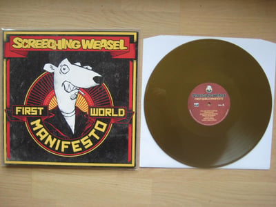 Screeching Weasel: First World Manifesto (Fat Wreck Chords 2011 / gold / gatefold) /400