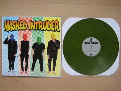Masked Intruder: s/t (Fat Wreck Chords 2013 / green / lyric sheet / download code) /158