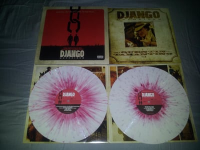 Django Unchained Soundtrack - 2XLP , red splattered, Limited - Republic Records