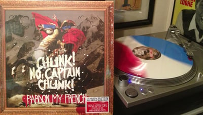 Chunk! No, Captain Chunk! - "Pardon My French" (Tri-Colored, Hand Numbered #18/300 Vinyl) *
