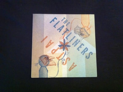 The Flatliners/Astpai - Split - translucent electric blue w/black /250