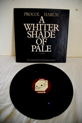 Procul Harum - A Whiter Shade of Pale (Cube Records 1967, 12" Single, Black)