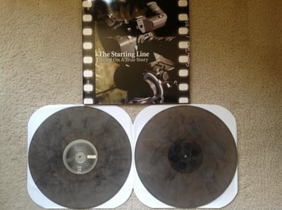 The Starting Line - Based On A True Story (1st Press, 2xLP - Clear W/ Black Smoke /500) [Shop Radio Cast Exclusive] Shop Radio Cast Records