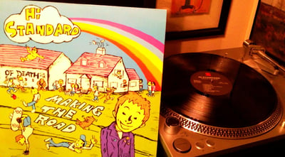 Hi-Standard - "Making the Road" (Black Vinyl - Japanese "Pizza of Death" Import -) *