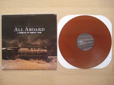V/A: All Aboard - A Tribute To Johnny Cash (Anchorless Records 2008 / brown / download code / 2nd press) /1,000