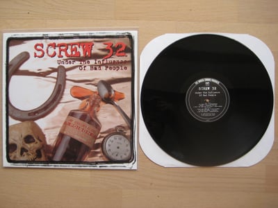 Screw 32: Under The Influence Of Bad People (Fat Wreck Chords 1997 / black / lyric sheet)