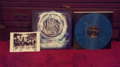 Like Moths to Flames- When We Don't Exist (Blue)/500 First Pressing