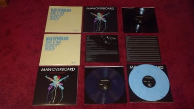Man Overboard- Heart Attack (2 Copies) Black(1000) Record Release (36/135) AND (84/135) First Pressing #84 is SIGNED