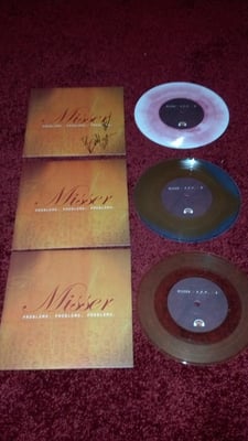 Misser- Problems, Problems, Problems- (White W/ Blood Red Haze)/200 SIGNED First Pressing