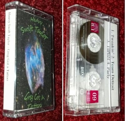 Heavy Swift Taylor- "Greg Got a Tattoo" Numbered 5/10 LOCAL