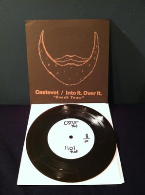 Into It. Over It.///Castevet - Snack Town Split (Brown w/ Screen Printed Cover #71/100)