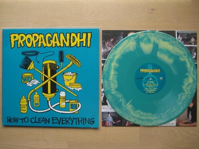 Propagandhi: How To Clean Everything - 20th Anniversary Edition (Fat Wreck Chords 2013 / teal w/ yellow swirl) /749
