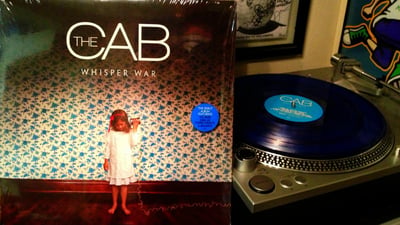 The Cab - "Whisper War" (Clear Blue Vinyl) *