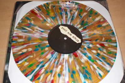 Nofx - Hofx - clear light brown vinyl with blue,white,red,green splatter 1/7300