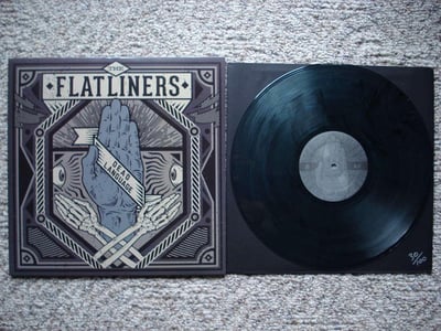 The Flatliners - Dead Language (Smoky Grey/Pale Blue Swirl) New Damage Exclusive 30/100